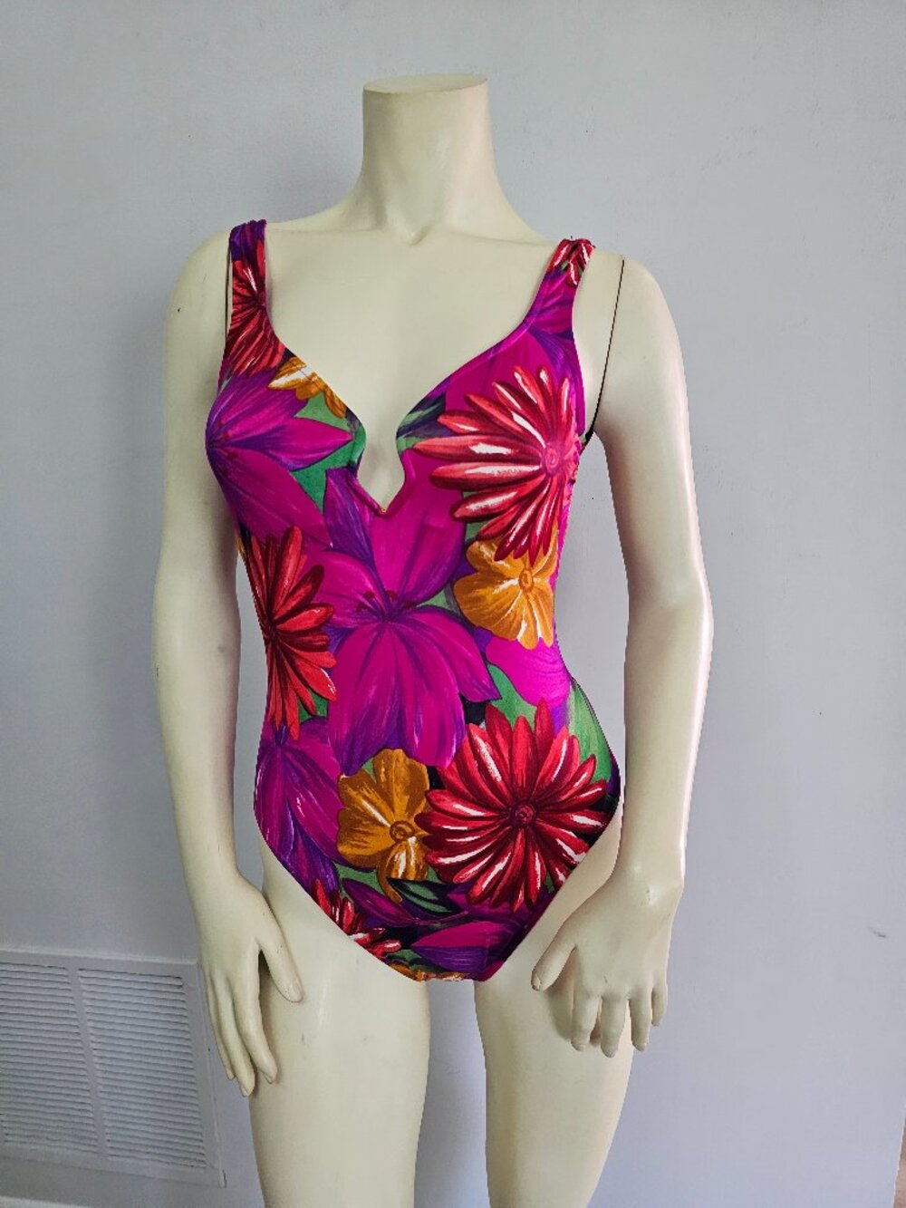 Vintage Floral Swimsuit